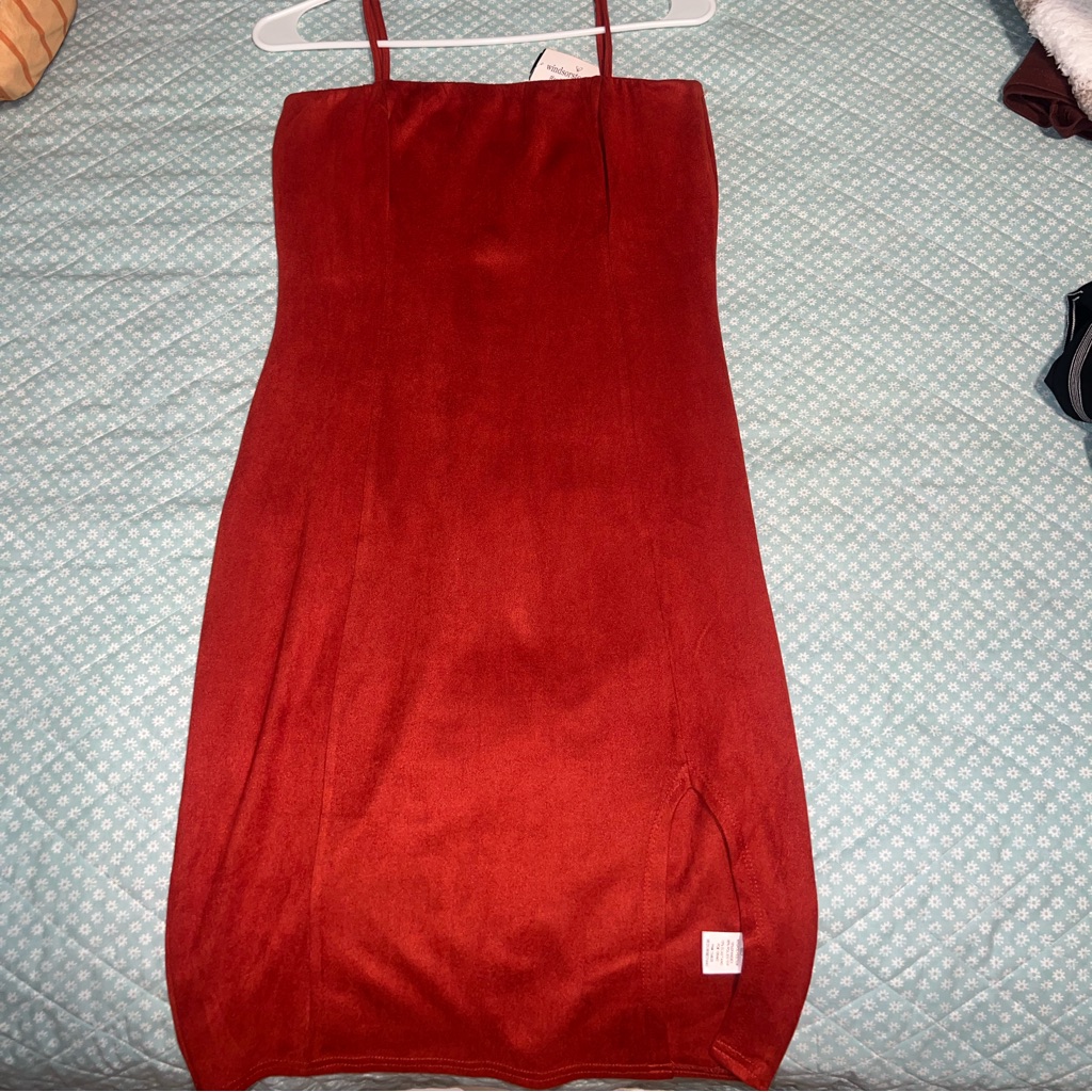 Mini Fall Rust Dress